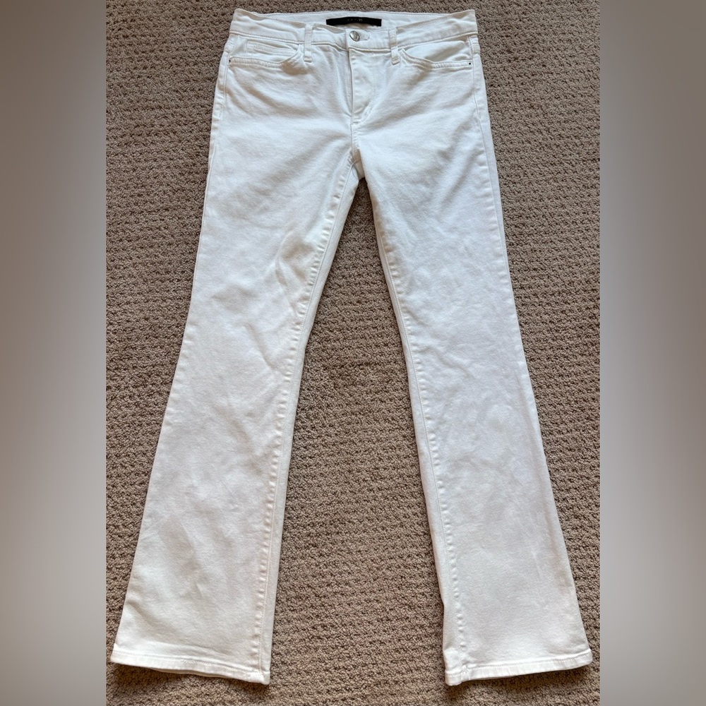 Joe's Jeans Crisp White Bootcut. Size 27P.